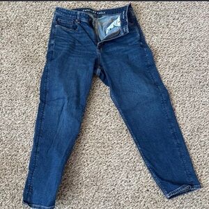 American Eagle Outfitters Dark Blue Relaxed Jeans